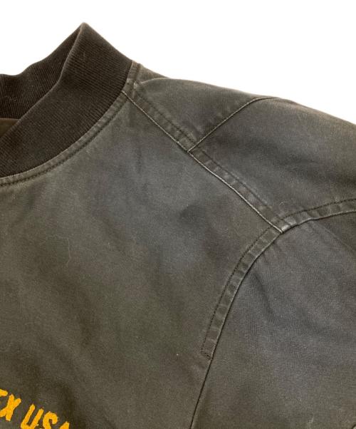 AVIREX（アヴィレックス）AVIREX (アヴィレックス) COTTON LIGHT MA-1ジャケット ブラック サイズ:XLの古着・服飾アイテム