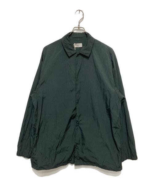 ATON（エイトン）ATON (エイトン) HAND DYE NYLON COACH JACKET ディープグリーン サイズ:4の古着・服飾アイテム