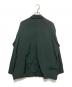 ATON (エイトン) HAND DYE NYLON COACH JACKET ディープグリーン サイズ:4：15000円