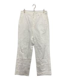 AURALEE（オーラリー）の古着「HARD TWIST FINX HEAVY CHINO SLACKS」｜ホワイト