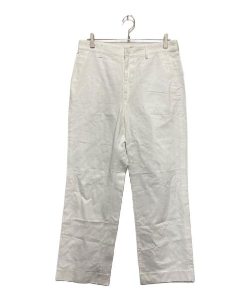 AURALEE（オーラリー）AURALEE (オーラリー) HARD TWIST FINX HEAVY CHINO SLACKS ホワイト サイズ:5の古着・服飾アイテム