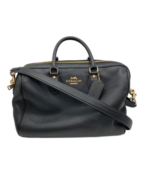 COACH（コーチ）COACH (コーチ) ローアン ラージ サッチェル バッグ ブラックの古着・服飾アイテム