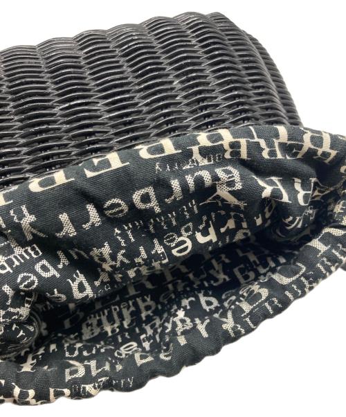 BURBERRY LONDON（バーバリーロンドン）BURBERRY LONDON (バーバリーロンドン) ロゴカゴバッグ ブラックの古着・服飾アイテム
