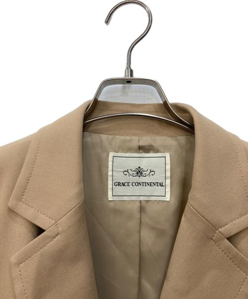 GRACE CONTINENTAL（（グレースコンチネンタル）GRACE CONTINENTAL (（グレースコンチネンタル) 金釦テーラードジャケット ベージュ サイズ:38の古着・服飾アイテム