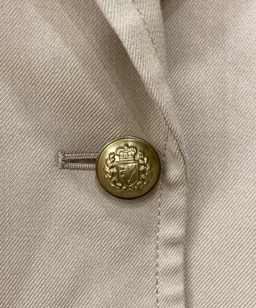 GRACE CONTINENTAL（（グレースコンチネンタル）GRACE CONTINENTAL (（グレースコンチネンタル) 金釦テーラードジャケット ベージュ サイズ:38の古着・服飾アイテム