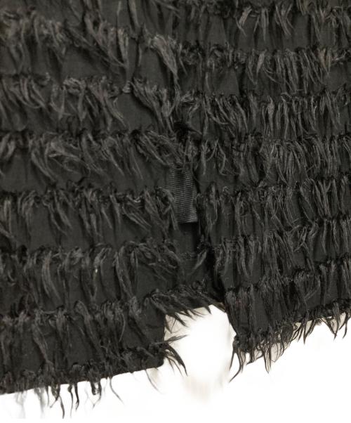 Gypsohila（ジプソフィア）Gypsohila (ジプソフィア) Feather Skirt ブラック サイズ:36の古着・服飾アイテム