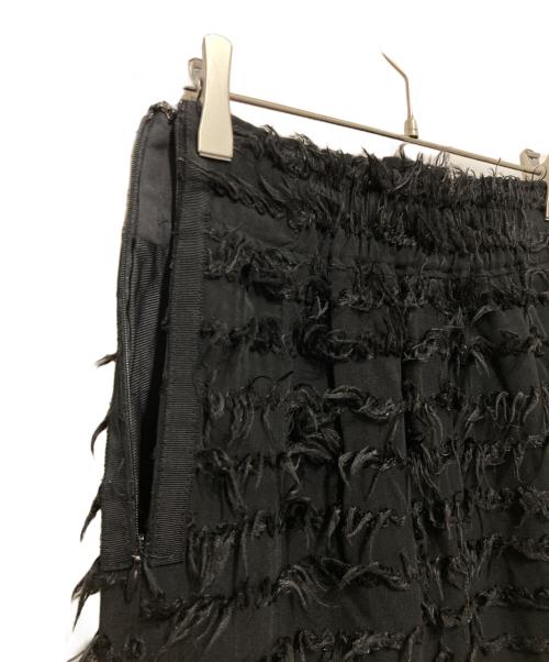 Gypsohila（ジプソフィア）Gypsohila (ジプソフィア) Feather Skirt ブラック サイズ:36の古着・服飾アイテム