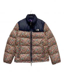 THE NORTHFACE PURPLELABEL（ザ・ノースフェイス パープルレーベル）の古着「Libertyコラボ ヌプシ ダウンジャケット」｜ネイビー