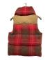 THE NORTHFACE PURPLELABEL (ザ・ノースフェイス パープルレーベル) Harris Tweed (ハリスツイード) 別注光電子ダウンベスト レッド サイズ:S 未使用品：8000円