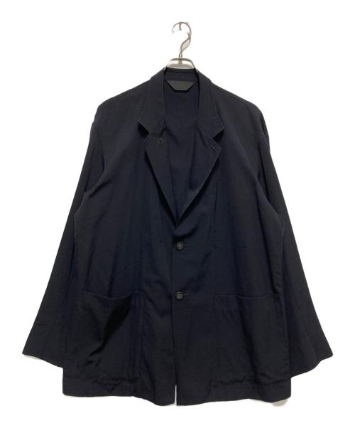 Essay（エッセイ）Essay (エッセイ) DRAPE JACKET ネイビー サイズ:Mの古着・服飾アイテム