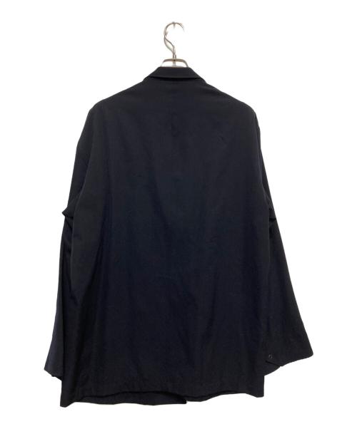 Essay（エッセイ）Essay (エッセイ) DRAPE JACKET ネイビー サイズ:Mの古着・服飾アイテム