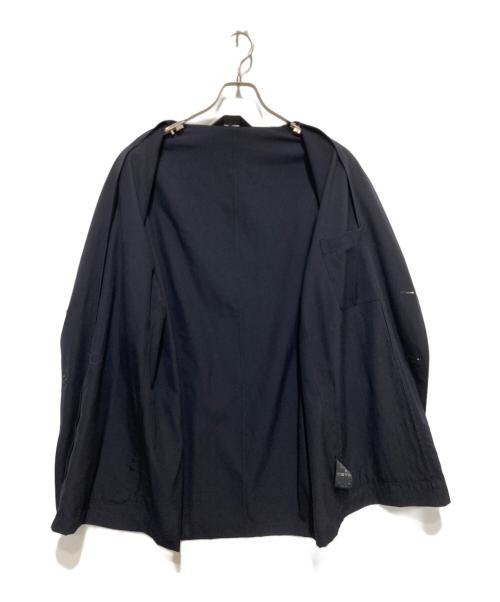 Essay（エッセイ）Essay (エッセイ) DRAPE JACKET ネイビー サイズ:Mの古着・服飾アイテム