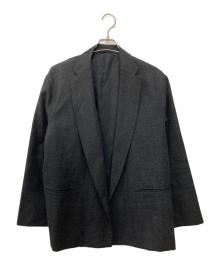 BLURHMS（ブラームス）の古着「Wool Ramie Cardigan Jacket」｜ブラック