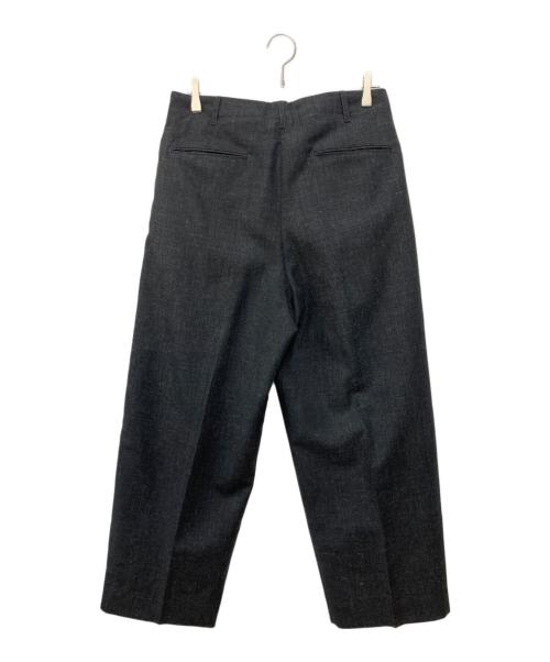 BLURHMS（ブラームス）BLURHMS (ブラームス) Wool Ramie Super Wide Slacks ブラック サイズ:2の古着・服飾アイテム