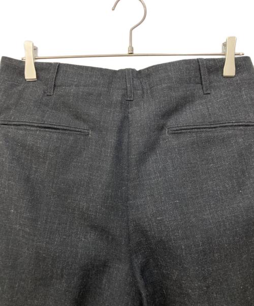 BLURHMS（ブラームス）BLURHMS (ブラームス) Wool Ramie Super Wide Slacks ブラック サイズ:2の古着・服飾アイテム