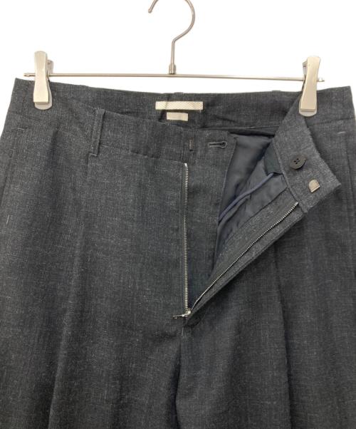 BLURHMS（ブラームス）BLURHMS (ブラームス) Wool Ramie Super Wide Slacks ブラック サイズ:2の古着・服飾アイテム