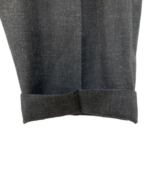BLURHMS（ブラームス）BLURHMS (ブラームス) Wool Ramie Super Wide Slacks ブラック サイズ:2の古着・服飾アイテム