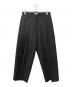 BLURHMS（ブラームス）の古着「Wool Ramie Super Wide Slacks」｜ブラック