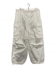 Graphpaper（グラフペーパー）の古着「Garment Dyed Twill Military Pants」｜ホワイト