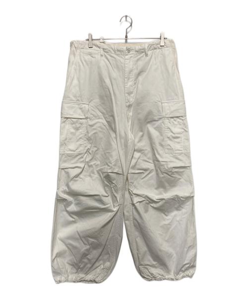 Graphpaper（グラフペーパー）Graphpaper (グラフペーパー) Garment Dyed Twill Military Pants ホワイト サイズ:2の古着・服飾アイテム