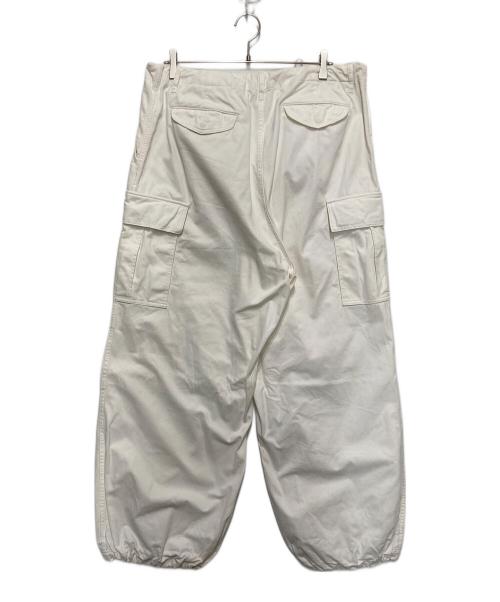 Graphpaper（グラフペーパー）Graphpaper (グラフペーパー) Garment Dyed Twill Military Pants ホワイト サイズ:2の古着・服飾アイテム