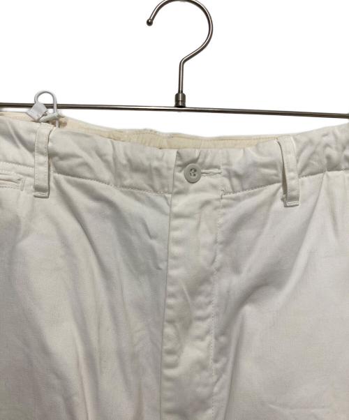 Graphpaper（グラフペーパー）Graphpaper (グラフペーパー) Garment Dyed Twill Military Pants ホワイト サイズ:2の古着・服飾アイテム
