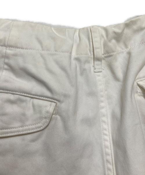 Graphpaper（グラフペーパー）Graphpaper (グラフペーパー) Garment Dyed Twill Military Pants ホワイト サイズ:2の古着・服飾アイテム