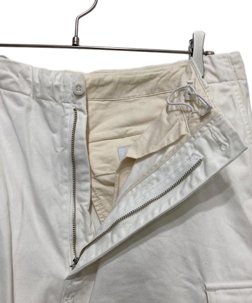 Graphpaper（グラフペーパー）Graphpaper (グラフペーパー) Garment Dyed Twill Military Pants ホワイト サイズ:2の古着・服飾アイテム