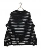 MARKAマーカ）の古着「BORDER TEE L/S」｜ブラック