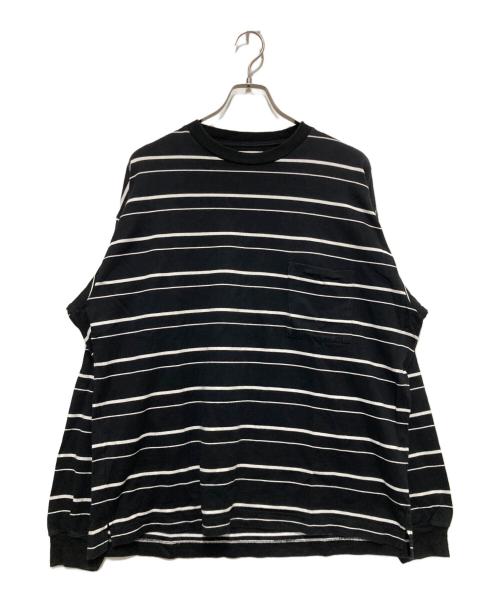 MARKA（マーカ）MARKA (マーカ) BORDER TEE L/S ブラック サイズ:2の古着・服飾アイテム