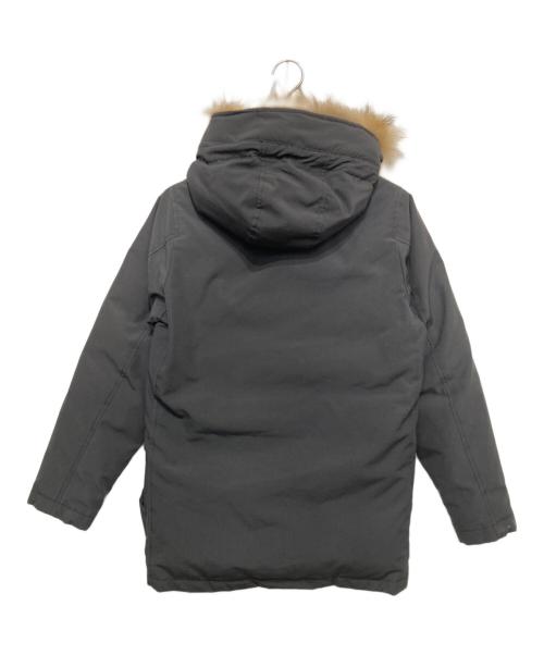 DANTON（ダントン）DANTON (ダントン) ファー付きフーデッドダウンジャケット グレー サイズ:SIZE 34の古着・服飾アイテム