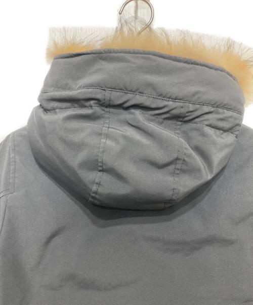 DANTON（ダントン）DANTON (ダントン) ファー付きフーデッドダウンジャケット グレー サイズ:SIZE 34の古着・服飾アイテム