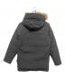 DANTON (ダントン) ファー付きフーデッドダウンジャケット グレー サイズ:SIZE 34：7000円