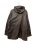 ZARA (ザラ) STUDIO NICHOLSON (スタジオ ニコルソン) ラムレザーフーデットコート ブラウン サイズ:Ⅼ：15000円