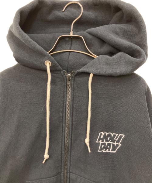 JOURNAL STANDARD by HOLIDAY（ジャーナルスタンダード バイ ホリデイ）JOURNAL STANDARD by HOLIDAY (ジャーナルスタンダード バイ ホリデイ) Champion (チャンピオン) 別注ZIP HOODIE ブラック サイズ:Mの古着・服飾アイテム
