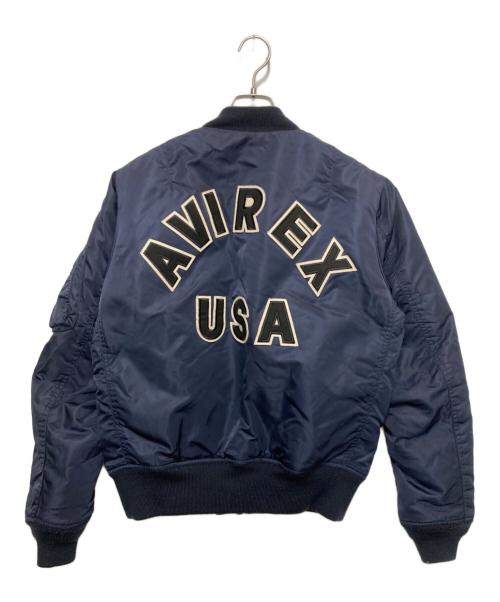 AVIREX（アヴィレックス）AVIREX (アヴィレックス) MA-1ジャケット ネイビー サイズ:Lの古着・服飾アイテム
