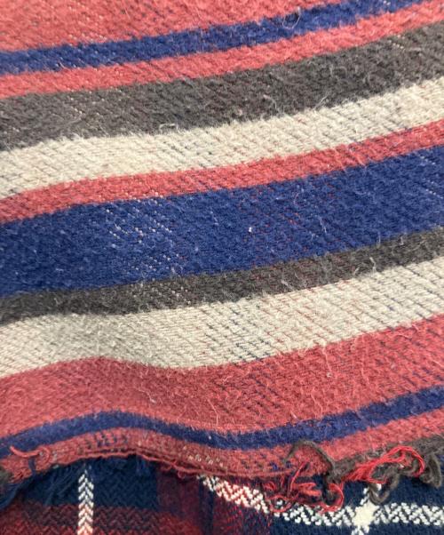 L.G.B（ルグランブルー）L.G.B (ルグランブルー) ジップデザインロングネルシャツ レッド サイズ:1の古着・服飾アイテム
