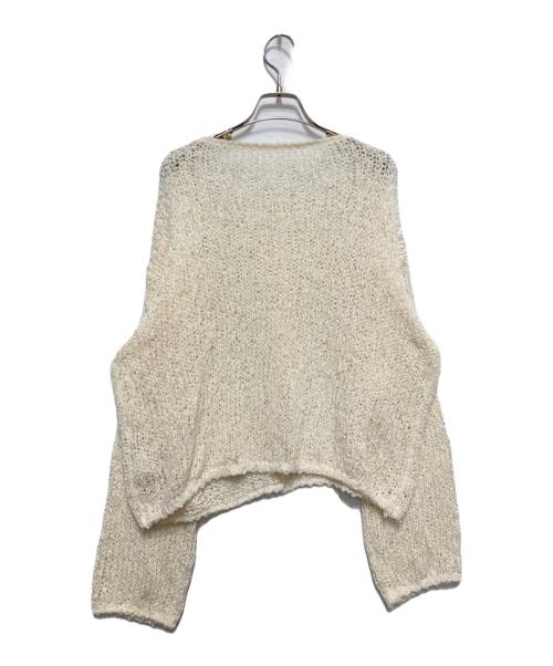 Plage（プラージュ）Plage (プラージュ) Fringe yarn カーディガン アイボリー サイズ:不明の古着・服飾アイテム
