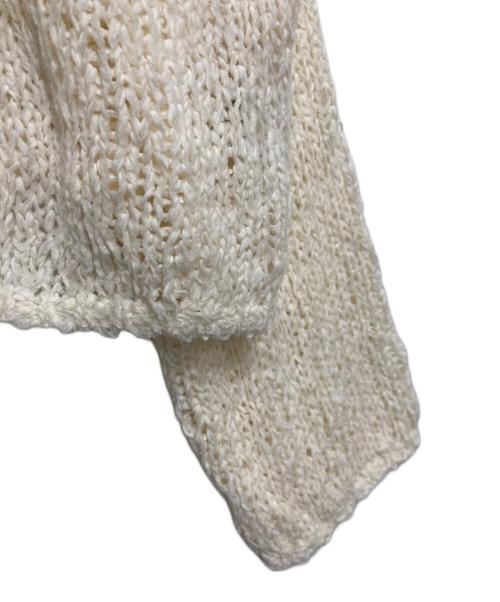 Plage（プラージュ）Plage (プラージュ) Fringe yarn カーディガン アイボリー サイズ:不明の古着・服飾アイテム