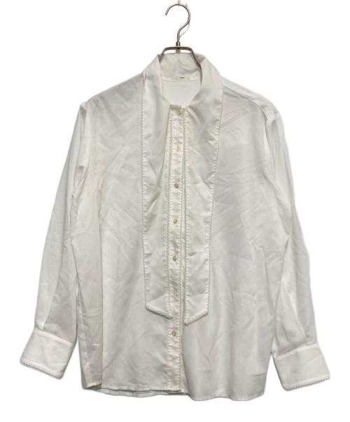 IENA（イエナ）IENA (イエナ) ピコレースボウタイブラウス ホワイト サイズ:不明の古着・服飾アイテム
