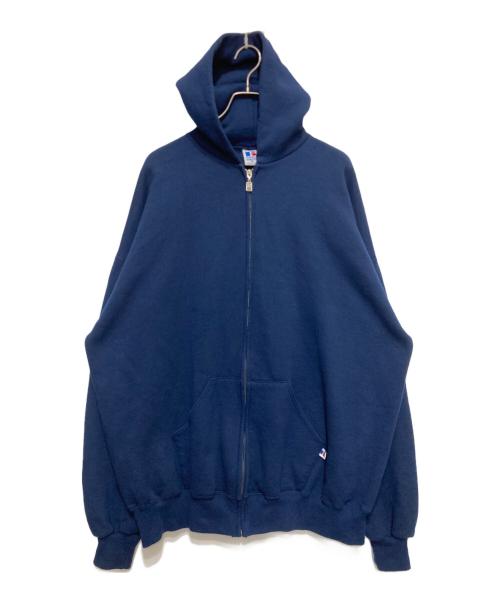RUSSELL ATHLETIC（ラッセルアスレチック）RUSSELL ATHLETIC (ラッセルアスレチック) ジップパーカー ネイビー サイズ:3Xの古着・服飾アイテム