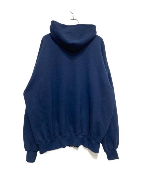 RUSSELL ATHLETIC（ラッセルアスレチック）RUSSELL ATHLETIC (ラッセルアスレチック) ジップパーカー ネイビー サイズ:3Xの古着・服飾アイテム