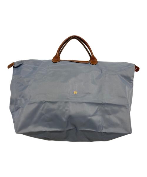 LONGCHAMP（ロンシャン）LONGCHAMP (ロンシャン) トラベルバッグ ブルー×ブラウン サイズ:不明の古着・服飾アイテム