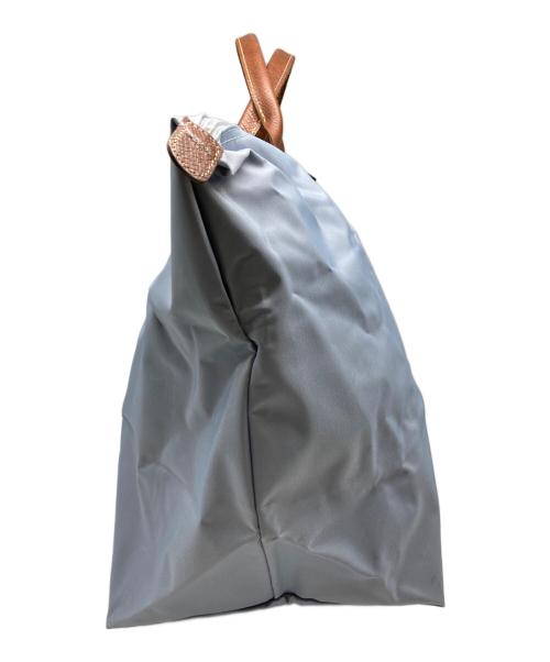 LONGCHAMP（ロンシャン）LONGCHAMP (ロンシャン) トラベルバッグ ブルー×ブラウン サイズ:不明の古着・服飾アイテム