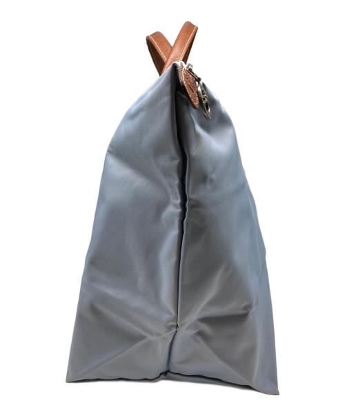 LONGCHAMP（ロンシャン）LONGCHAMP (ロンシャン) トラベルバッグ ブルー×ブラウン サイズ:不明の古着・服飾アイテム