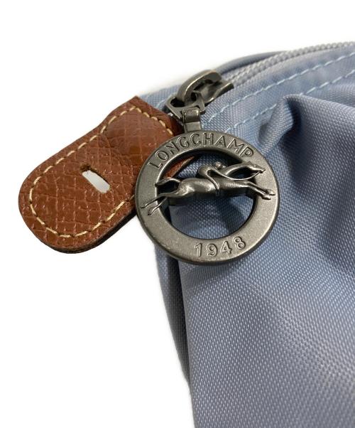 LONGCHAMP（ロンシャン）LONGCHAMP (ロンシャン) トラベルバッグ ブルー×ブラウン サイズ:不明の古着・服飾アイテム
