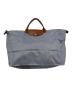 LONGCHAMP（ロンシャン）の古着「トラベルバッグ」｜ブルー×ブラウン