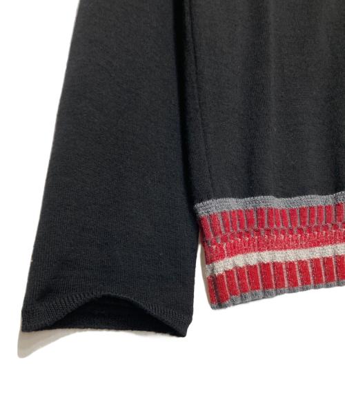 COMME des GARCONS HOMME DEUX（コムデギャルソン オム ドゥ）COMME des GARCONS HOMME DEUX (コムデギャルソン オム ドゥ) 切替カーディガン ブラック サイズ:Mの古着・服飾アイテム