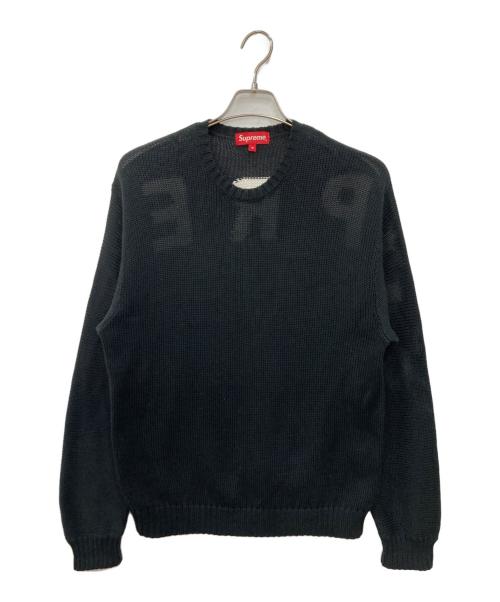 SUPREME（シュプリーム）Supreme (シュプリーム) Back Logo Sweater ブラック サイズ:Mの古着・服飾アイテム