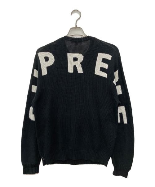 SUPREME（シュプリーム）Supreme (シュプリーム) Back Logo Sweater ブラック サイズ:Mの古着・服飾アイテム